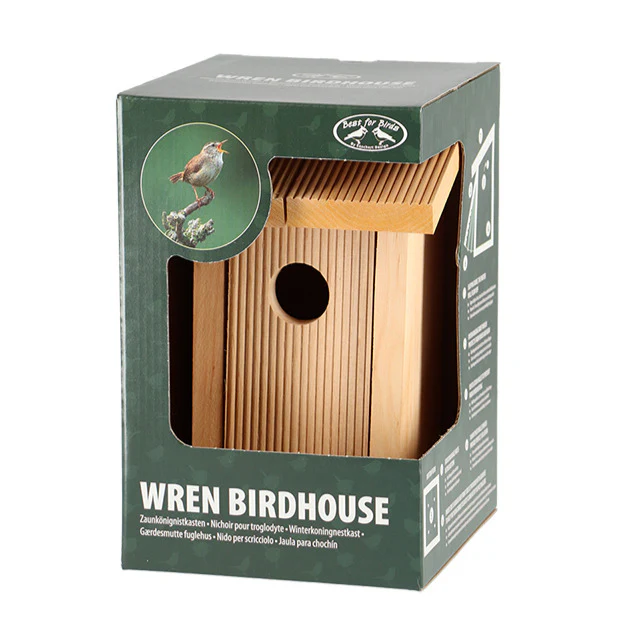 Natuurlijk houten nestkastje